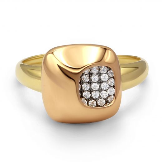 A ring in a combination of yellow and rose gold 2K914-0012