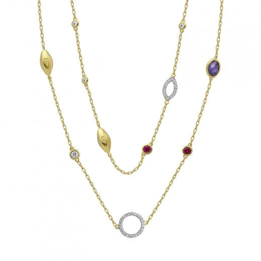 Yellow gold necklace ZARINA