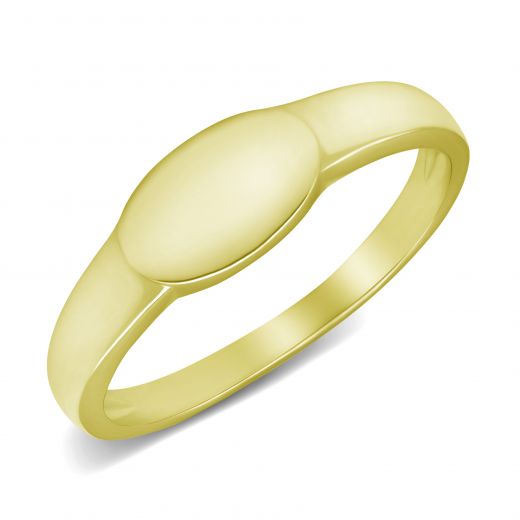 Yellow gold ring