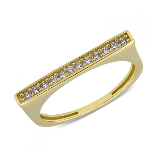 Yellow gold ring