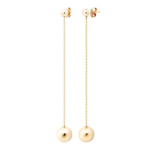 Yellow gold earrings 2С765-0151