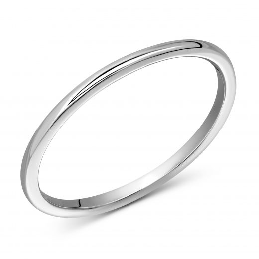 White gold ring 2К914-0118