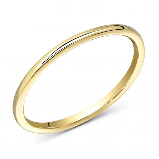 Yellow gold ring 2К914-0119