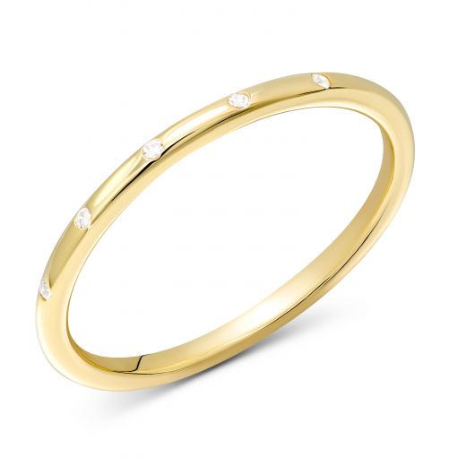 Yellow gold ring 2К914-0121