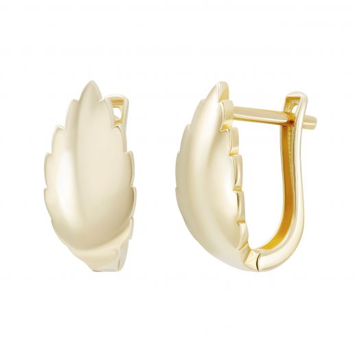 Yellow gold earrings 2С526-0381