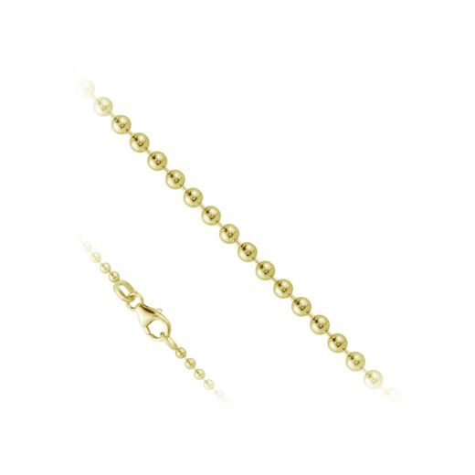 Yellow gold chain 2Ц526-0013 50 cm