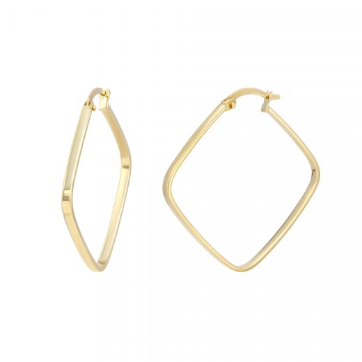 Yellow gold earrings 2С526-0411