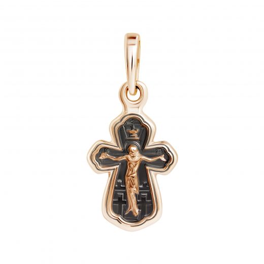 Cross at ivory gold with black 2П071-0155