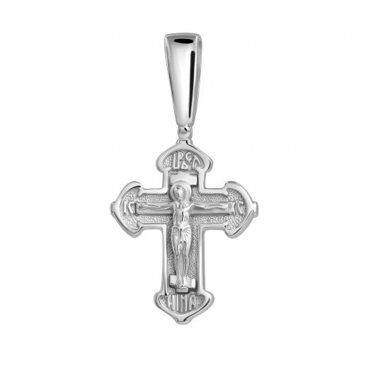 Cross of white gold 2P071-0168