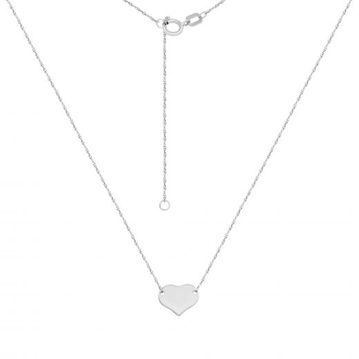 White gold necklace 2Л914-0043