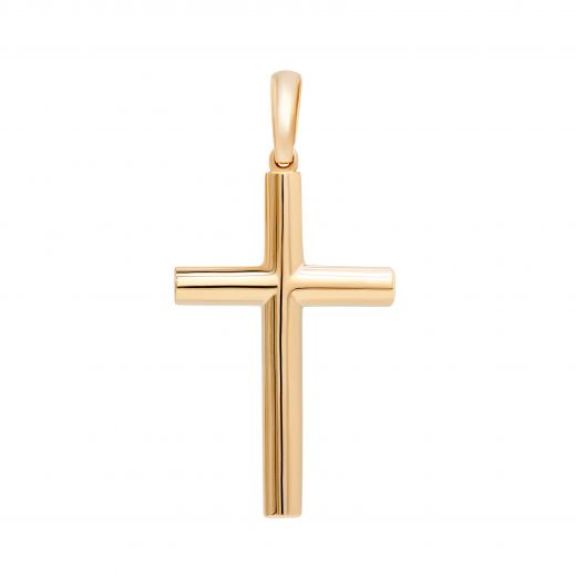 Rose gold cross 2П914-0011