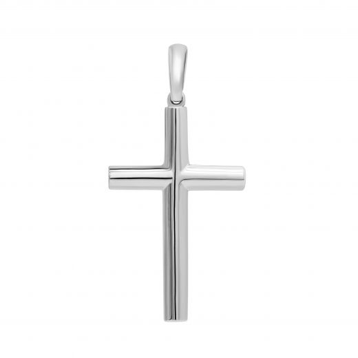 White gold cross 2П914-0040