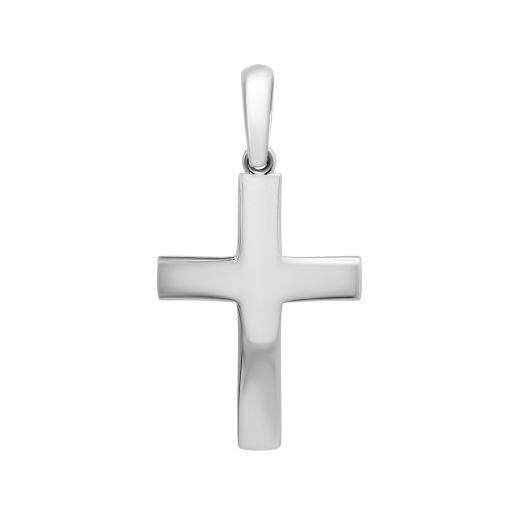 White gold cross 2П914-0044