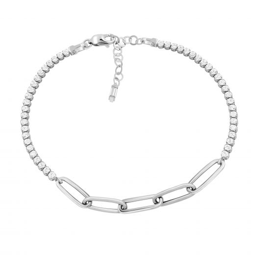 White gold bracelet 2Б914-0062