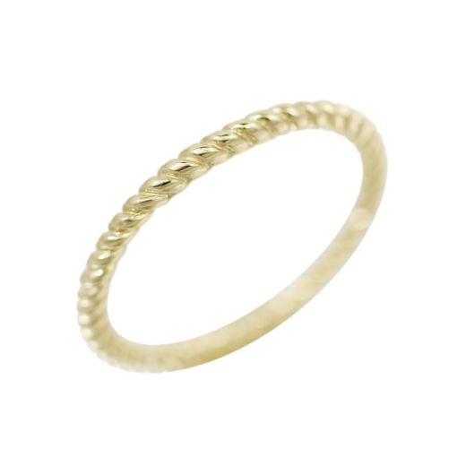 Yellow gold ring 2-244 748