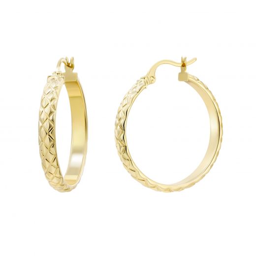 Earrings in yellow gold 2S526-0602