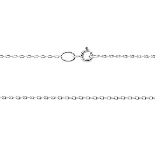 Chain in white gold 42 cm 2Ц164-0014