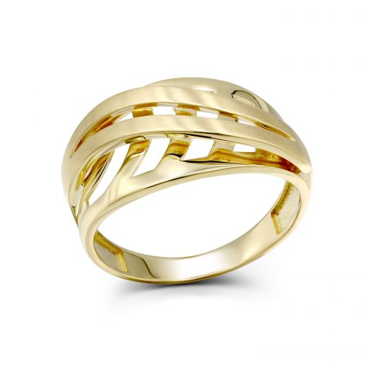 Yellow gold ring  2-249 208