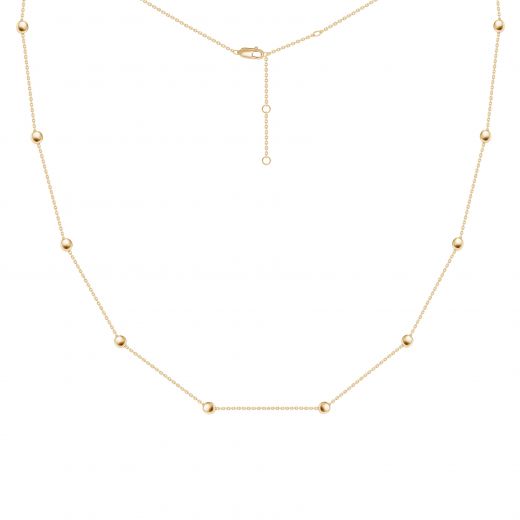Rose gold necklace 2Л150-0020