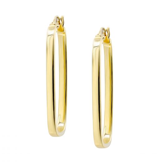 Yellow gold earrings 2S526-0622