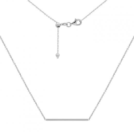 White gold necklace without inserts