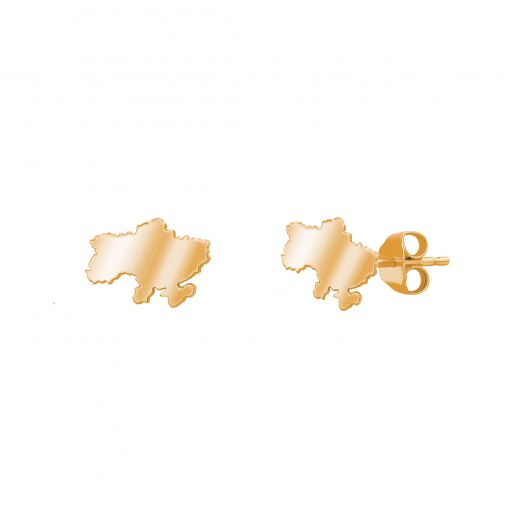Rose gold earrings 2С789-0005