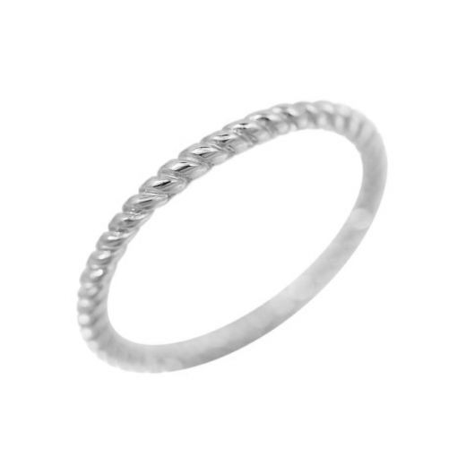 White gold ring 2К789-0017