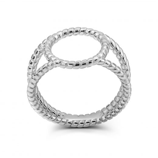 White gold ring 2К789-0018