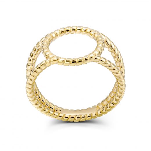 Yellow gold ring 2К789-0019