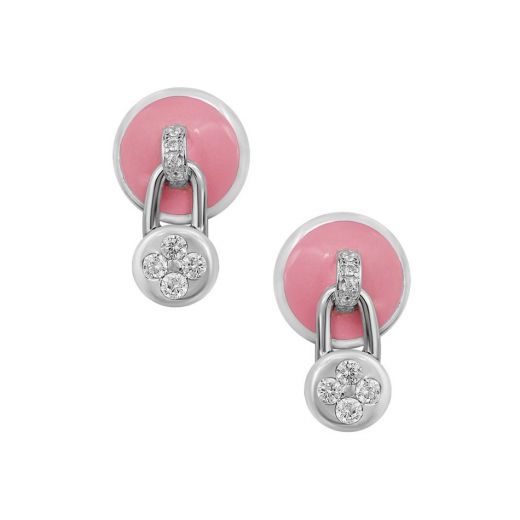 Silver earrings 3-351 159