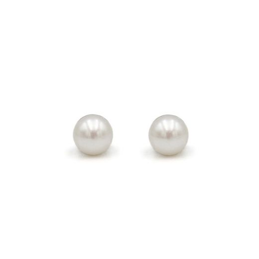 Silver earrings with pearls ZARINA