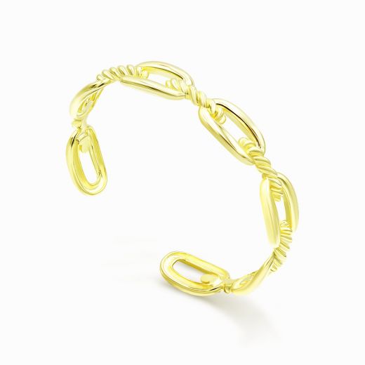 Bracelet silver ZARINA yellow rhodium