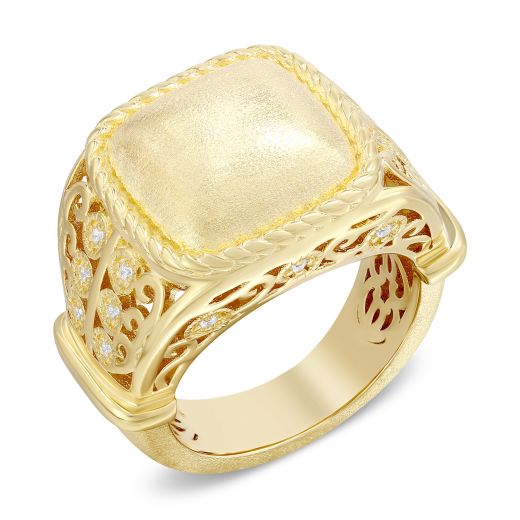 Ring Karin yellow rhodium