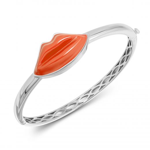 Bracelet Kiss orange color