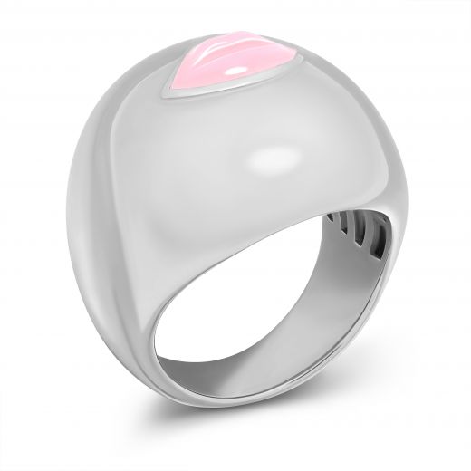 Ring tselunok light pink gloss