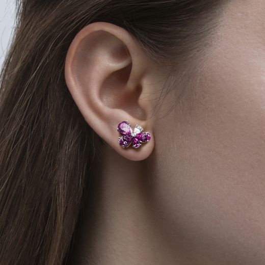 Silver earrings 3S155-0286