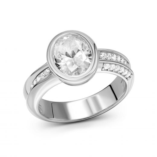 Кольцо серебряное 3-399 377