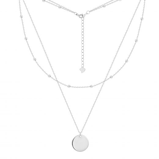 Silver necklace 3Л096-0019