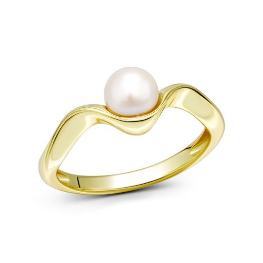 Silver ring with pearls 3K862-0015