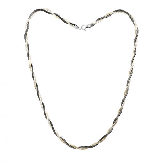 Silver necklace 3Ц096-0025