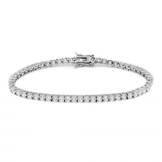 The bracelet is silver 3Б269-0090-1