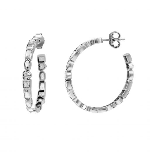 Silver earrings 3-416 884