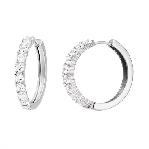 Silver earrings 3S269ЕС-0061