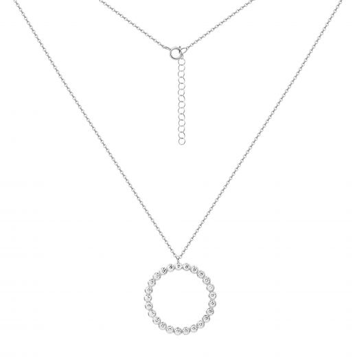 Silver necklace 3L269ЕС-0026