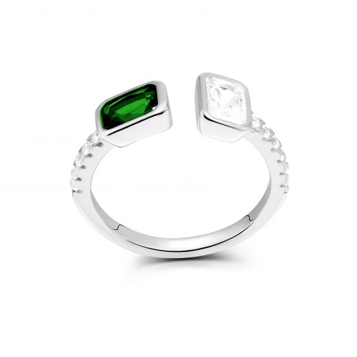 The ring is silver 3К269ЕС-0047-2