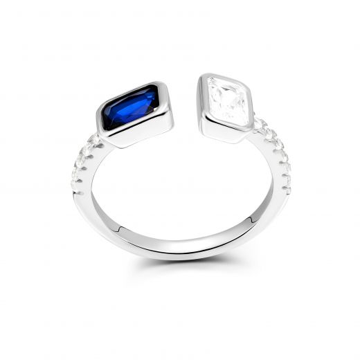 The ring is silver 3К269ЕС-0047-1