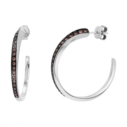 Silver earrings 3S155-0228