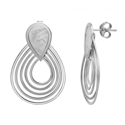 Silver earrings 3С269-0110