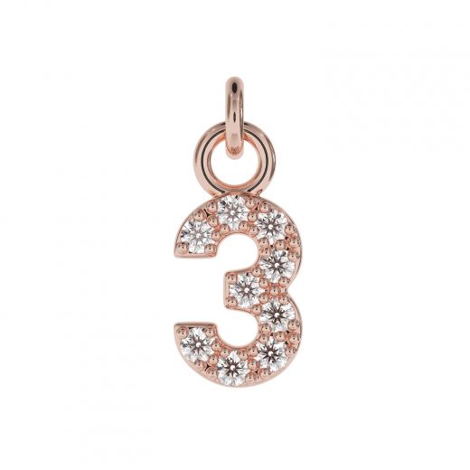 Pendant pink rhodium 3