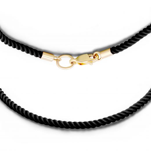 Black color necklace В150:ЭЗ-11102-10